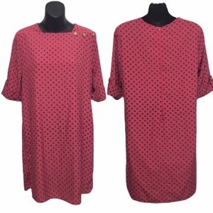 Coral Patterned Dress